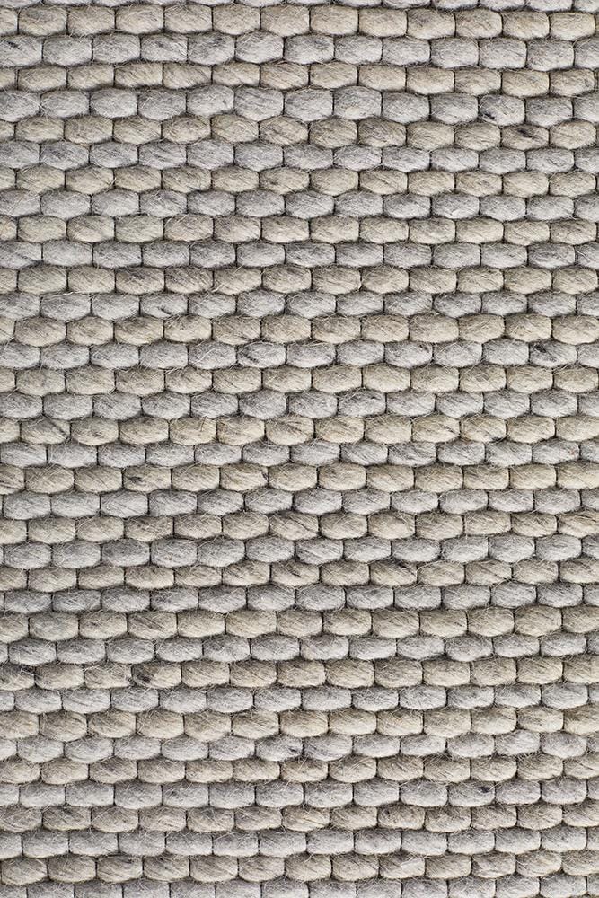 Rug Culture Rugs Studio Oskar Felted Wool Striped Rug Grey