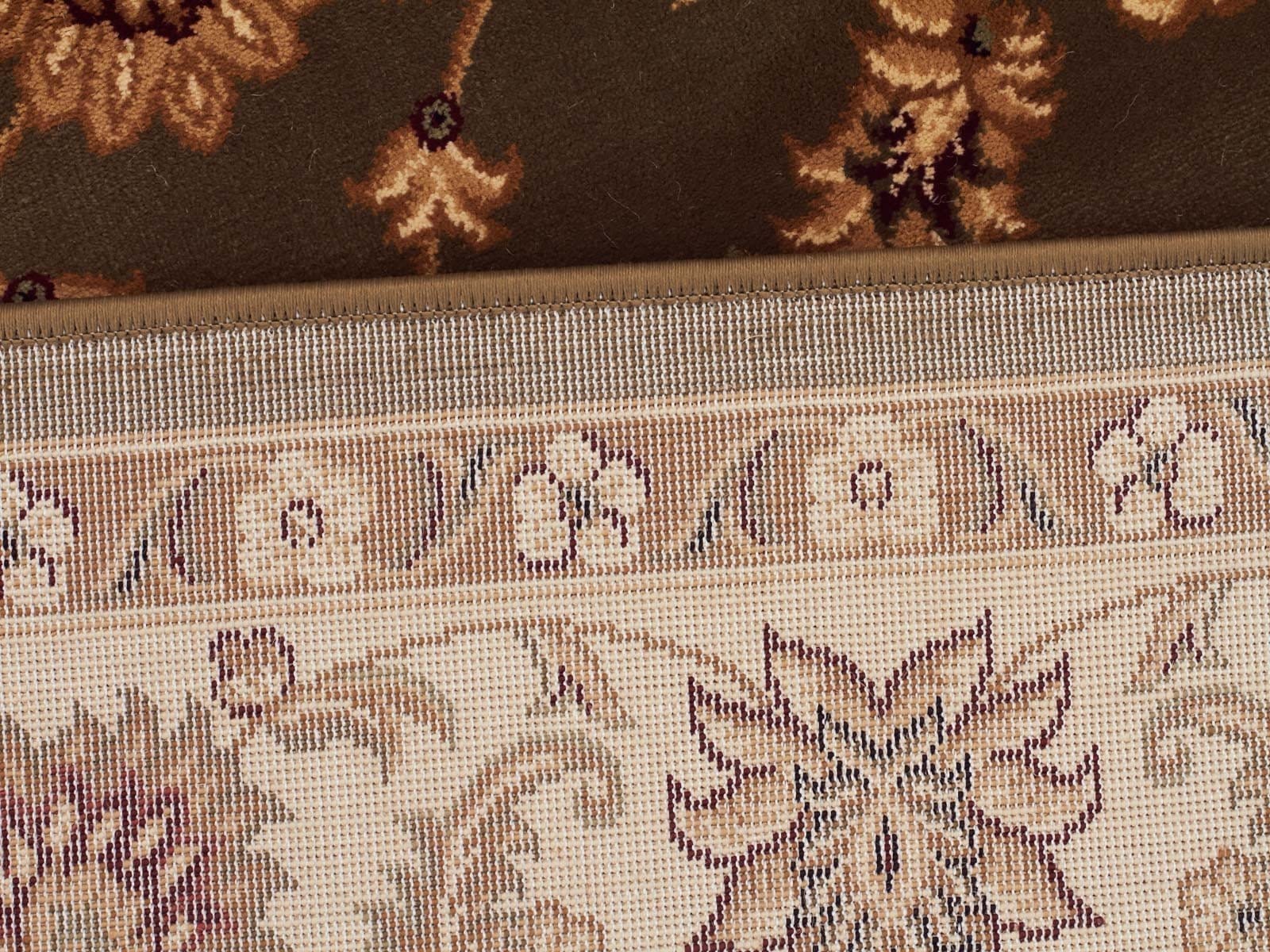 Rug Culture Rugs Sydney Classic Runner Green with Ivory Border Runner Rug