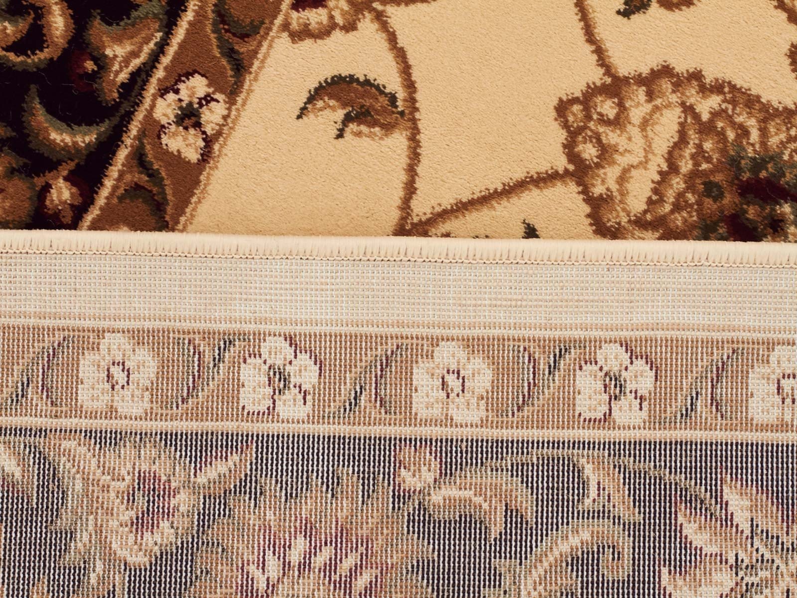 Rug Culture Rugs Sydney Classic Runner Ivory with Black Border Runner Rug