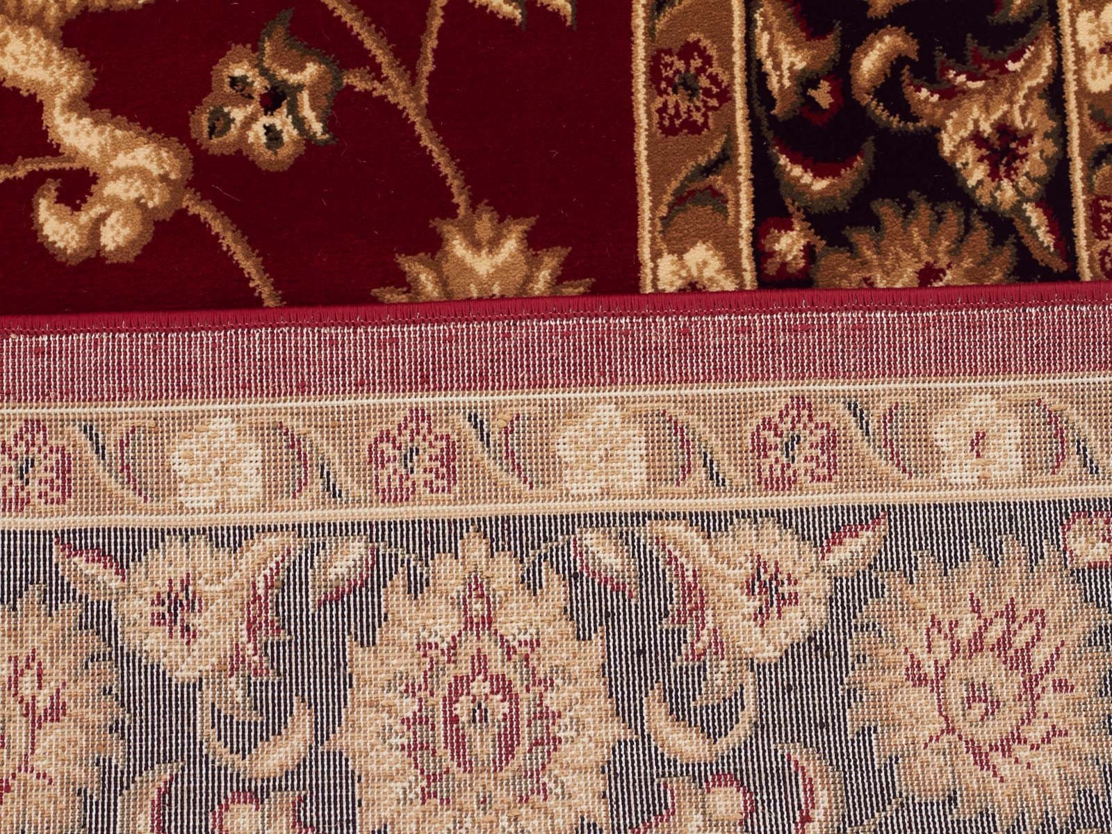 Rug Culture Rugs Sydney Classic Runner Red with Black Border Runner Rug