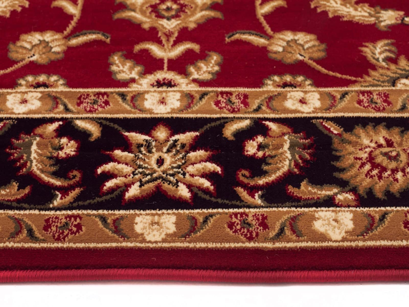 Rug Culture Rugs Sydney Classic Runner Red with Black Border Runner Rug