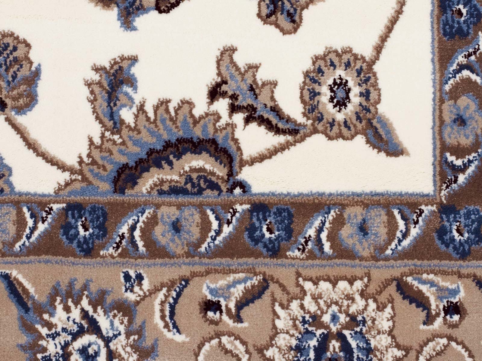 Rug Culture Rugs Sydney Classic Runner White with Beige Border Runner Rug