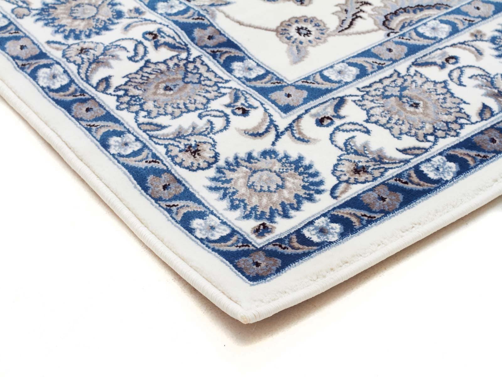 Rug Culture Rugs Sydney Classic Runner White with White Border Runner Rug