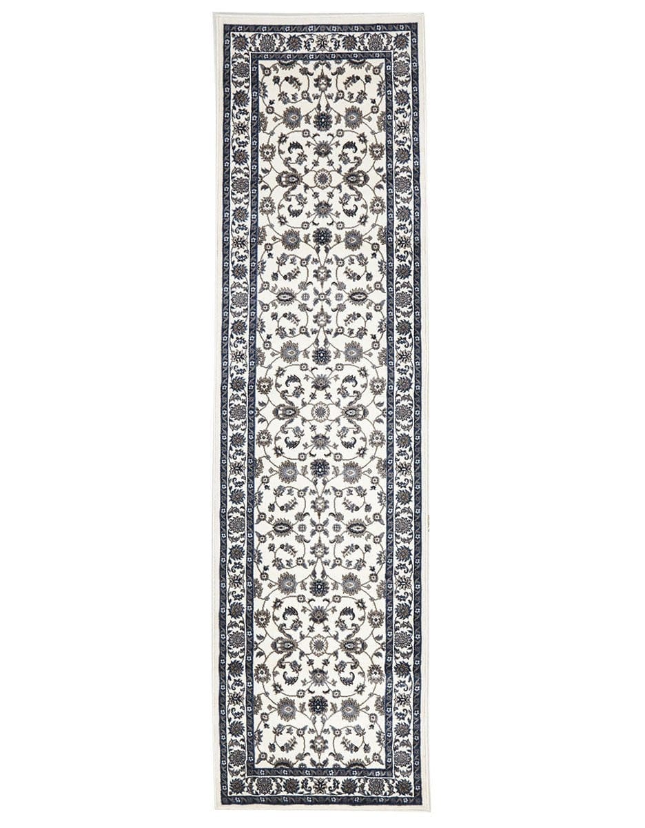 Rug Culture Rugs Sydney Classic Runner White with White Border Runner Rug