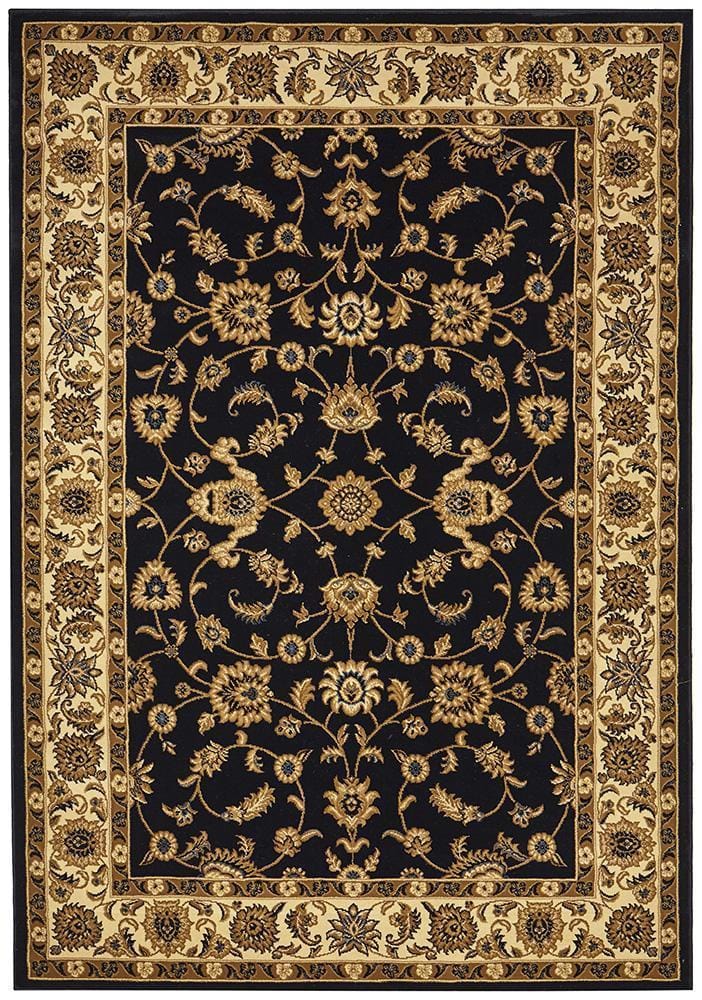 Rug Culture Rugs Sydney Collection Classic Rug Blue with Ivory Border