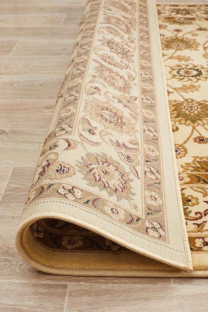 Rug Culture Rugs Sydney Collection Classic Rug Ivory with Ivory Border