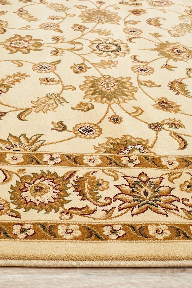 Rug Culture Rugs Sydney Collection Classic Rug Ivory with Ivory Border