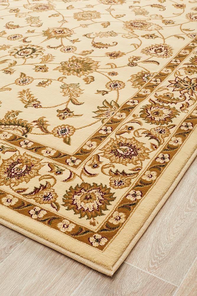Rug Culture Rugs Sydney Collection Classic Rug Ivory with Ivory Border