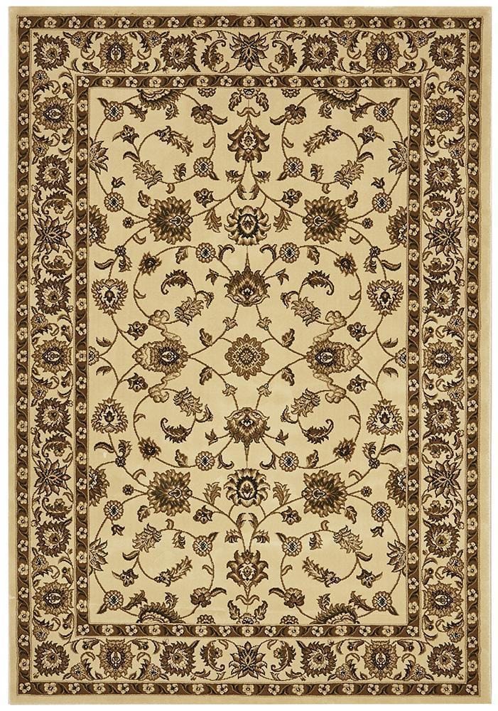 Rug Culture Rugs Sydney Collection Classic Rug Ivory with Ivory Border