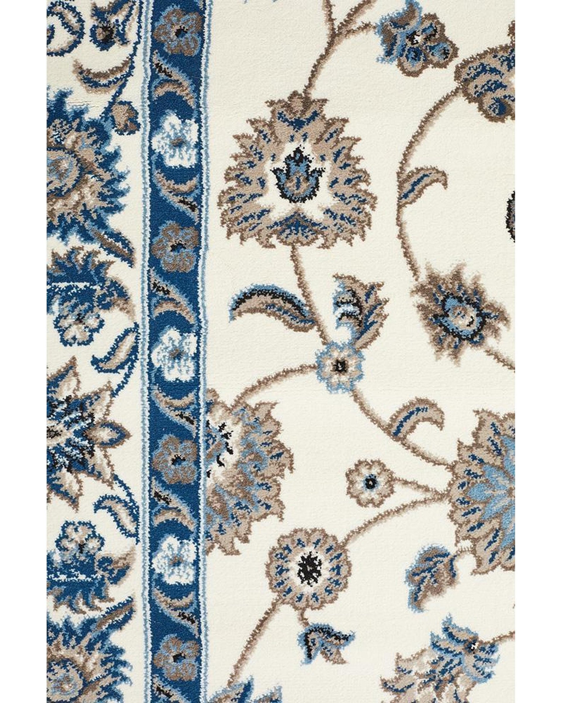 Rug Culture Rugs Sydney Collection Classic Rug White with White Border