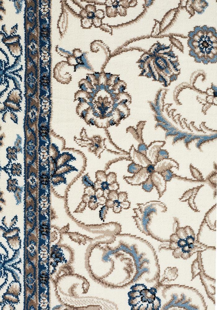 Rug Culture Rugs Sydney Collection Medallion Rug White with White Border
