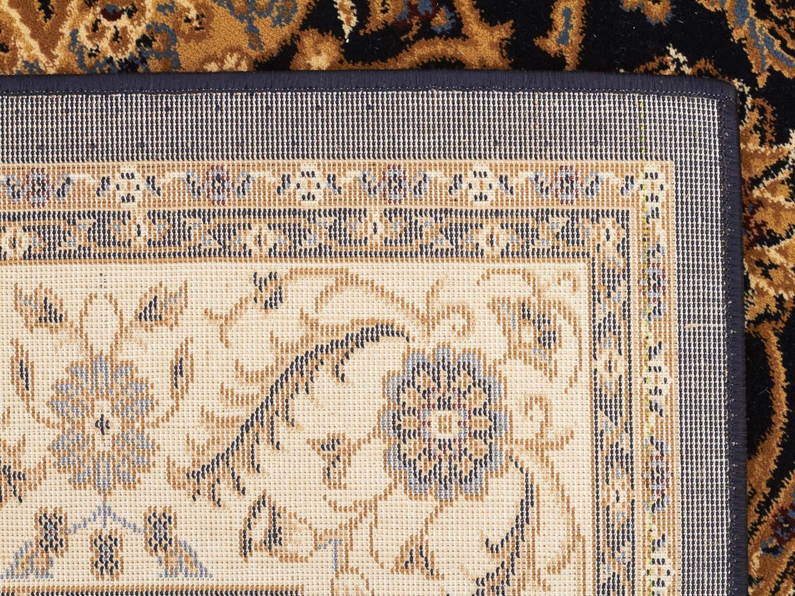 Rug Culture Rugs Sydney Medallion Runner Blue with Ivory Border Runner Rug