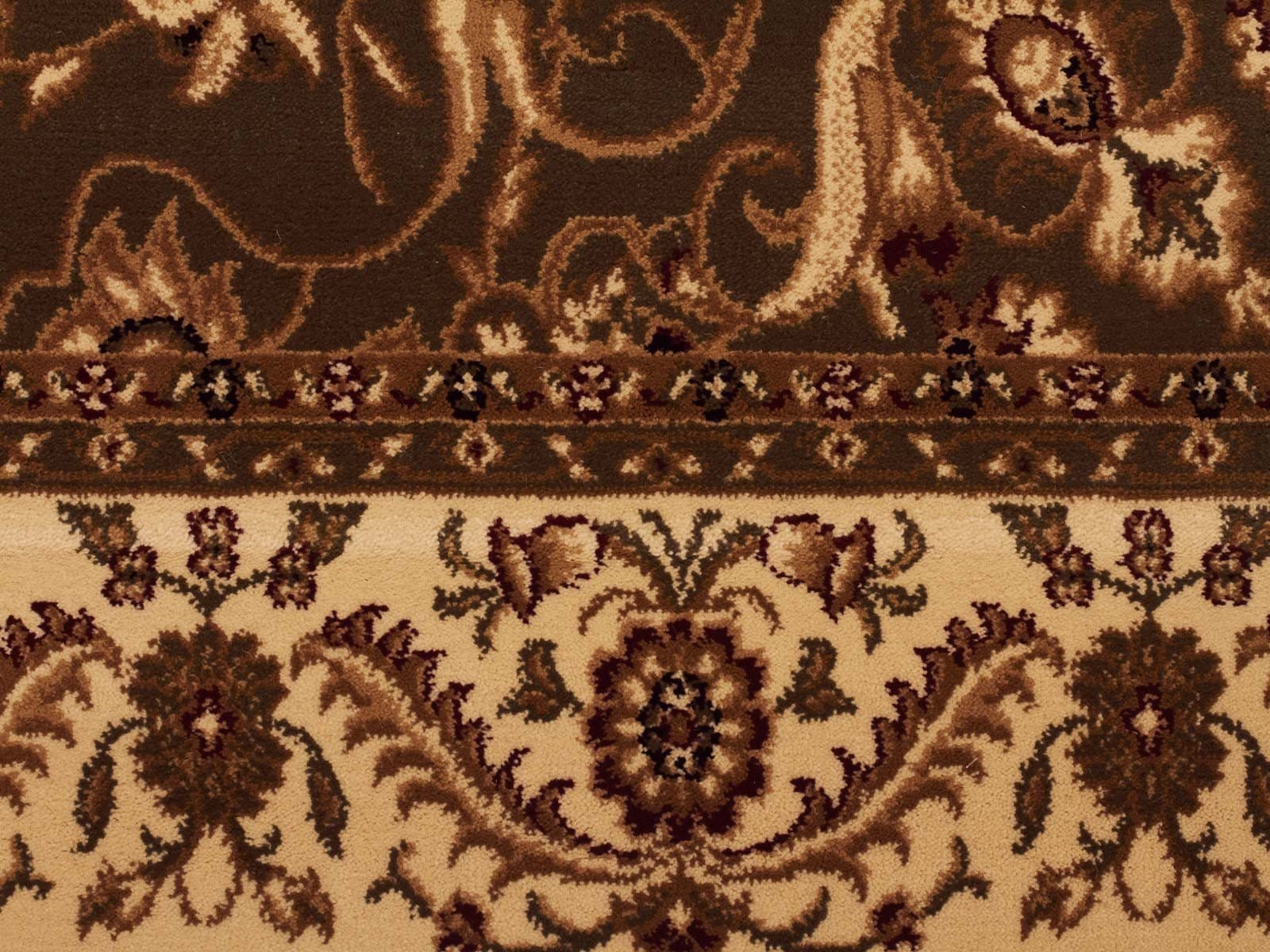 Rug Culture Rugs Sydney Medallion Runner Green with Ivory Border Runner Rug