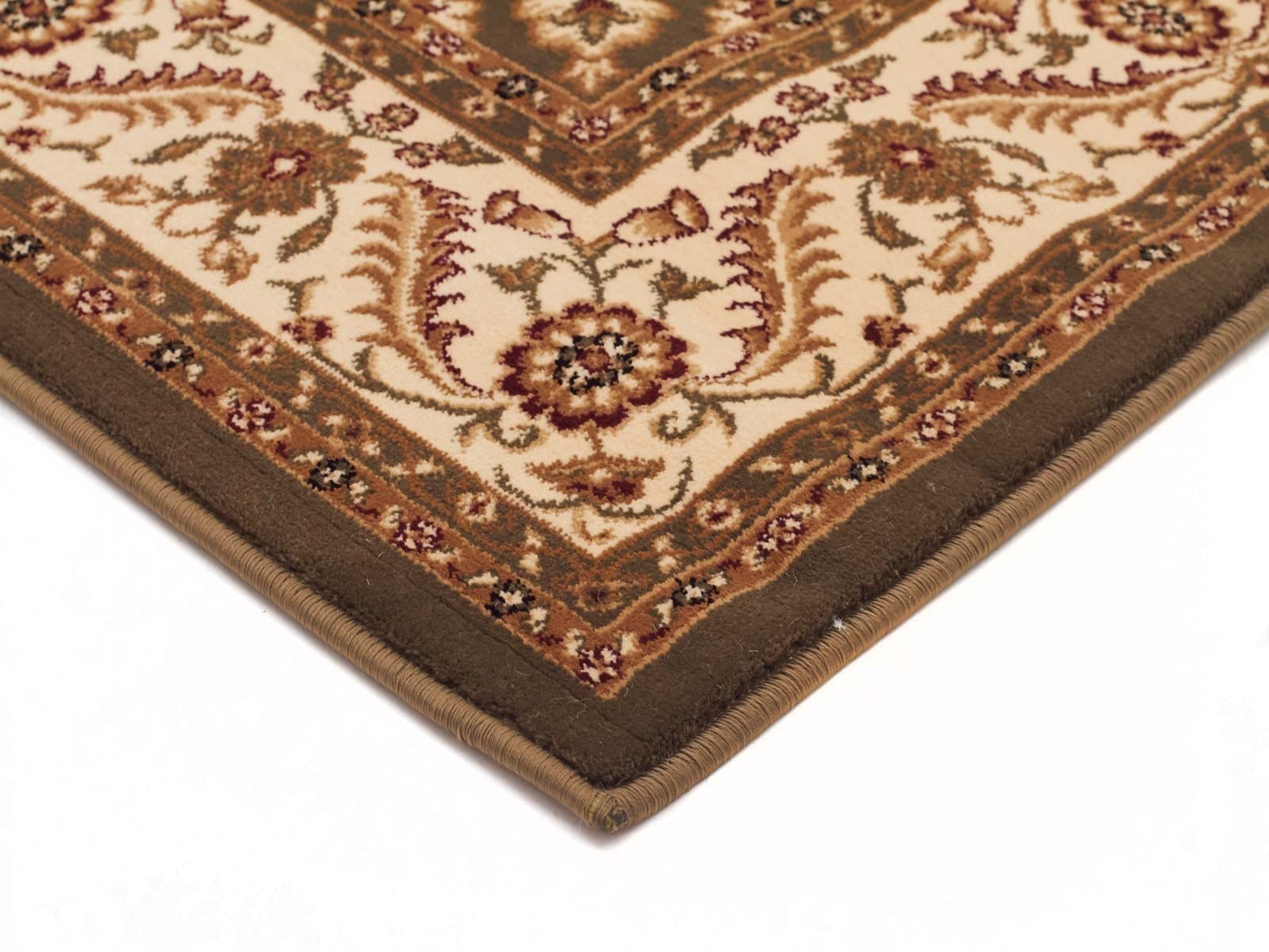 Rug Culture Rugs Sydney Medallion Runner Green with Ivory Border Runner Rug