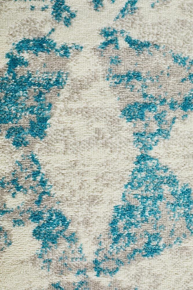 Rug Culture Rugs Vanessa Modern Rug Blue Grey White
