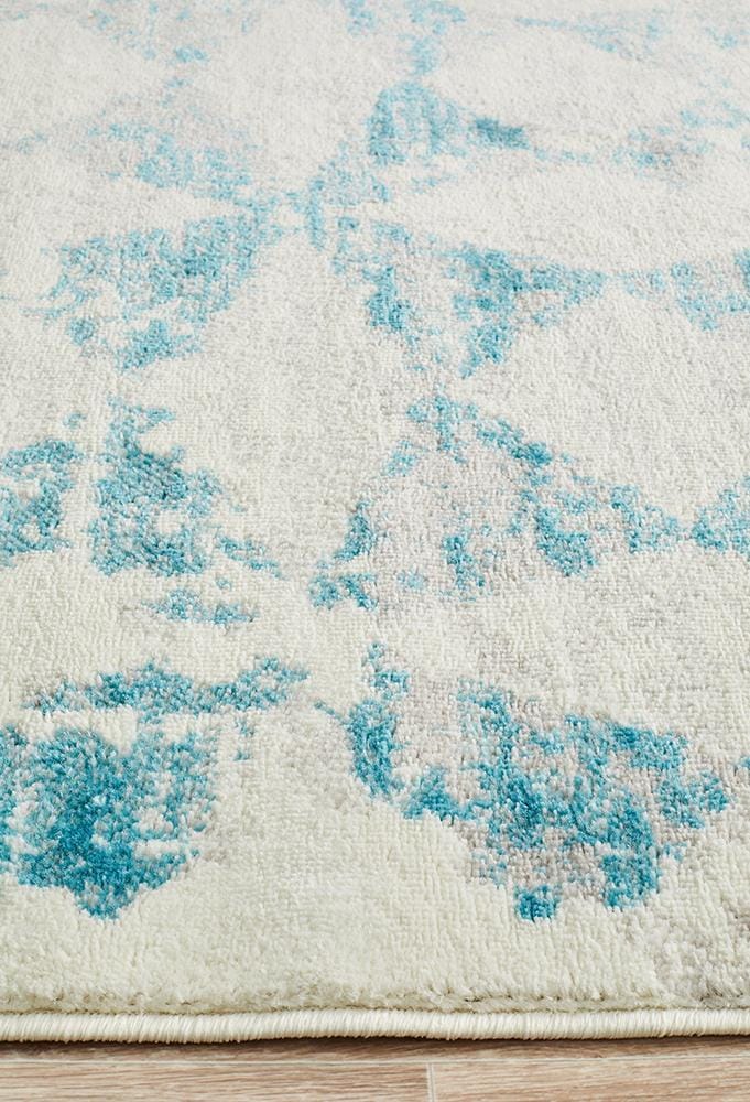 Rug Culture Rugs Vanessa Modern Rug Blue Grey White
