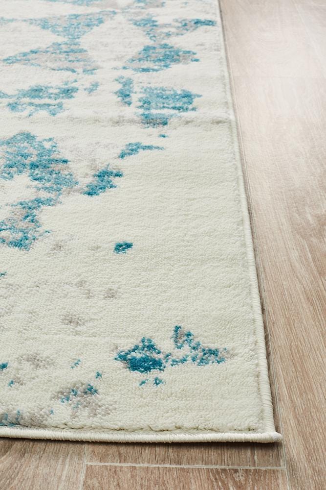 Rug Culture Rugs Vanessa Modern Rug Blue Grey White