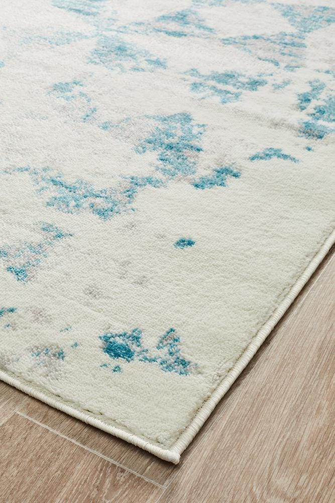 Rug Culture Rugs Vanessa Modern Rug Blue Grey White