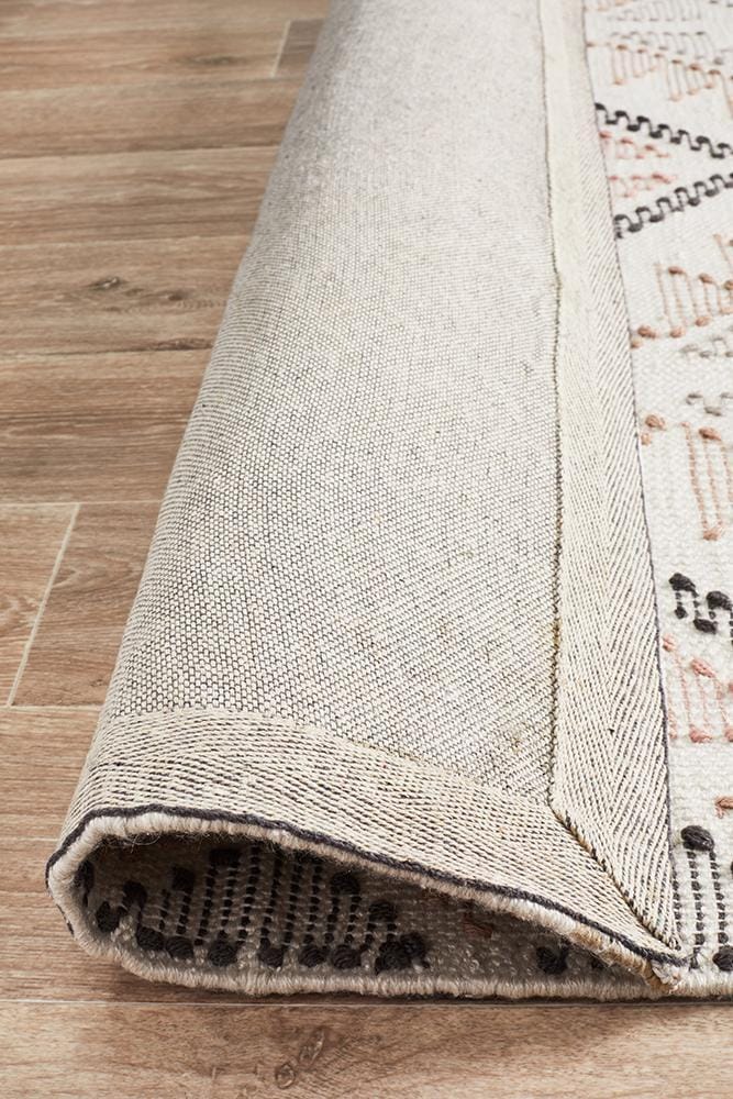 Rug Culture Rugs Vidya Rug white Peach