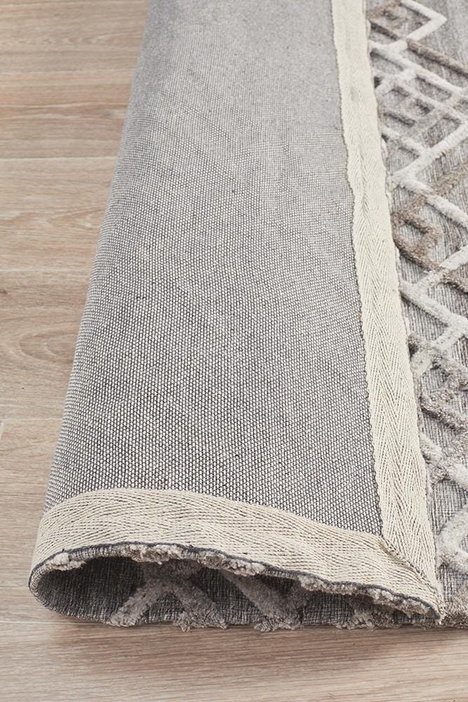 Rug Culture Rugs Visions Winter Silver Stream Modern Rug