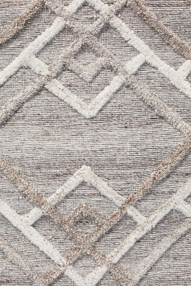 Rug Culture Rugs Visions Winter Silver Stream Modern Rug
