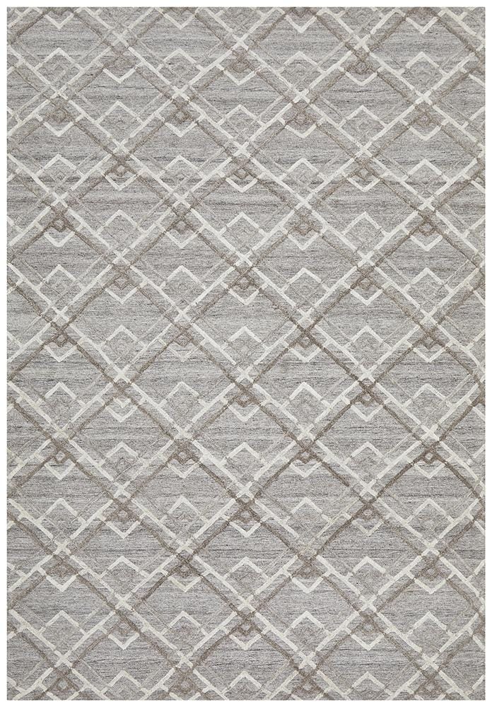 Rug Culture Rugs Visions Winter Silver Stream Modern Rug