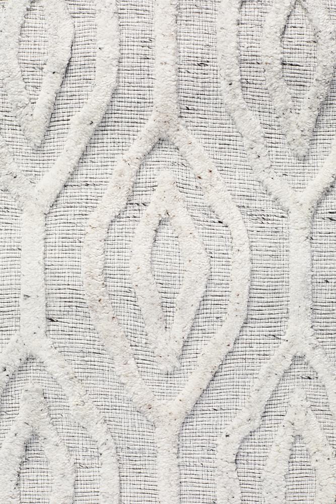 Rug Culture Rugs Visions Winter Wish White Modern Rug