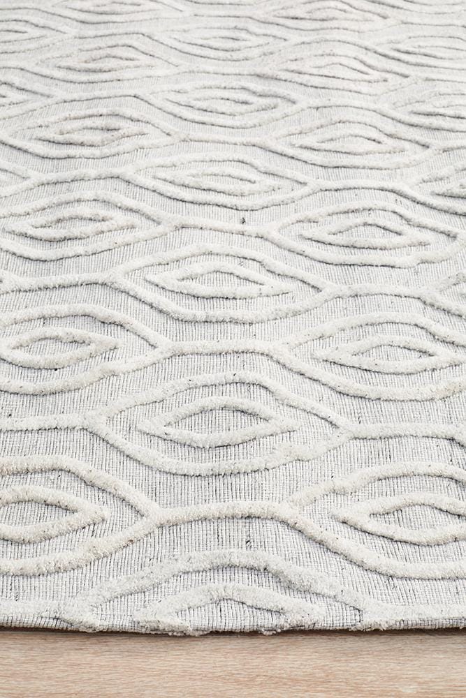 Rug Culture Rugs Visions Winter Wish White Modern Rug