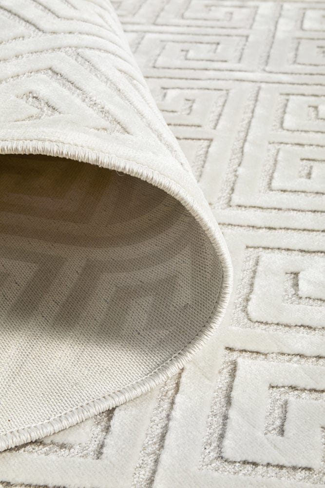 RUG CULTURE Rugs York Alice Natural White Rug