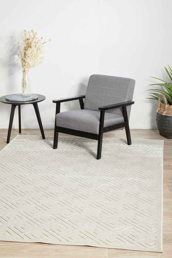 RUG CULTURE Rugs York Alice Natural White Rug