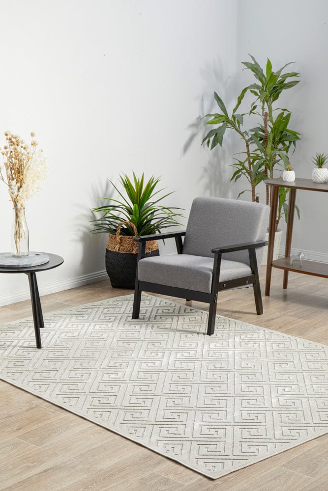 RUG CULTURE Rugs York Alice Natural White Rug