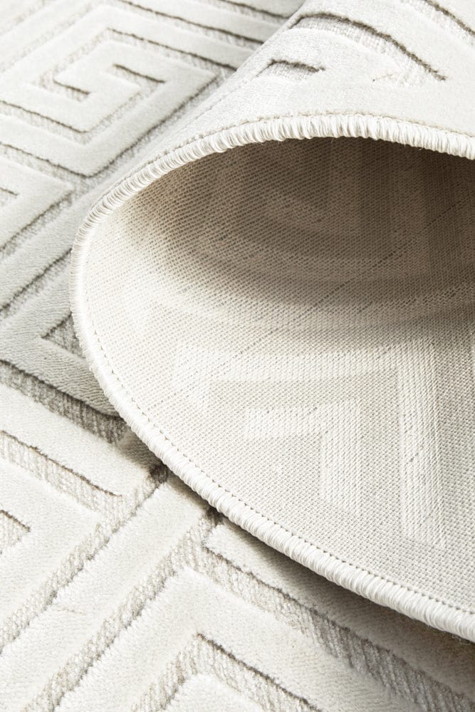 RUG CULTURE Rugs York Alice Natural White Runner Rug