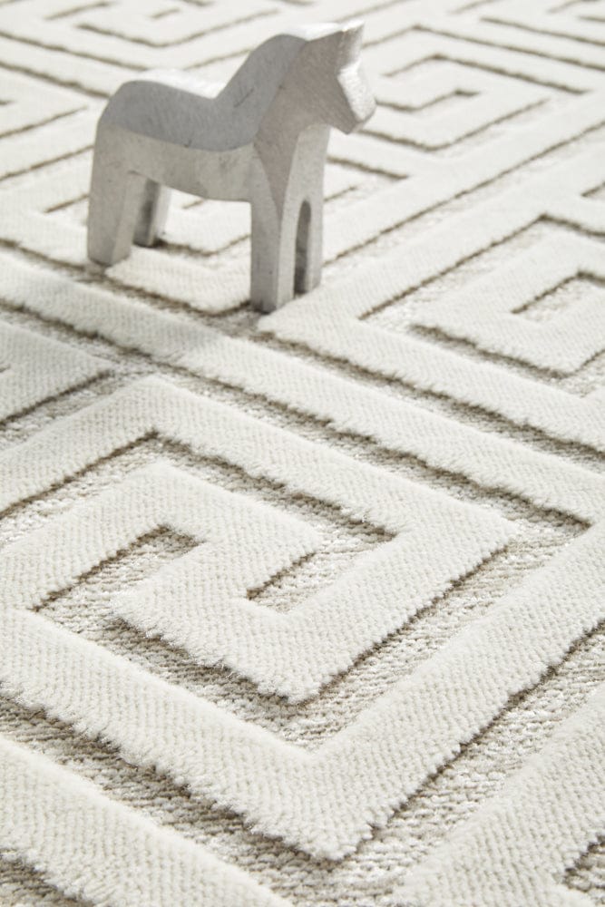 RUG CULTURE Rugs York Alice Natural White Runner Rug