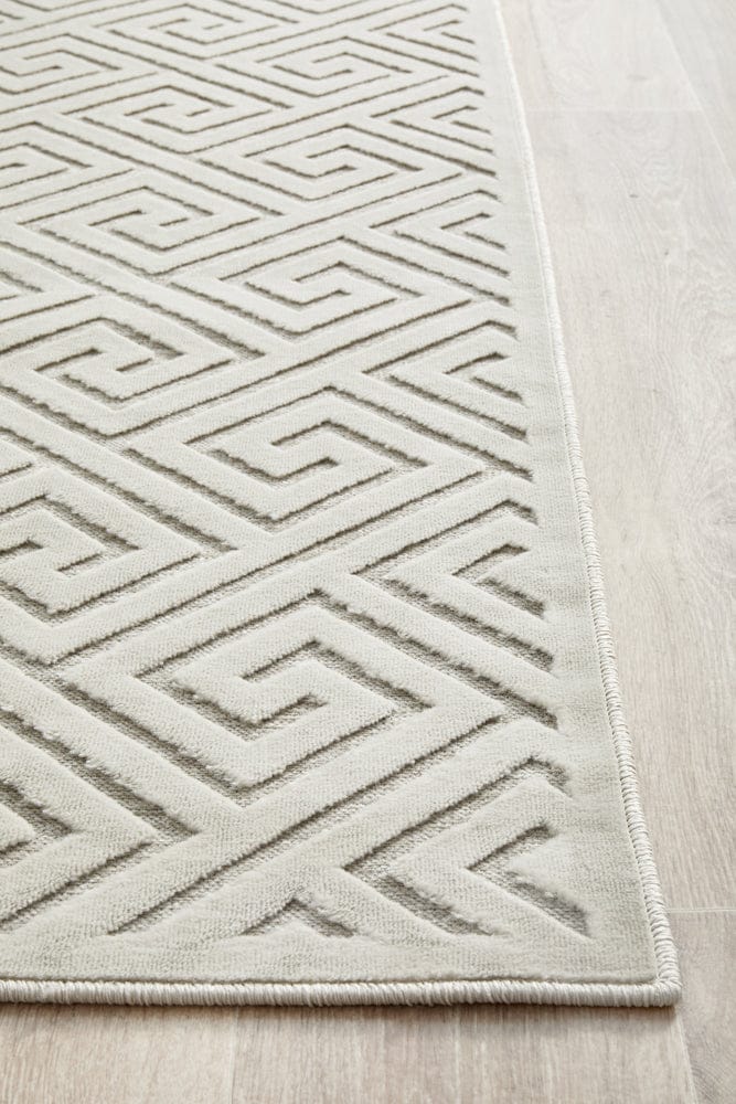RUG CULTURE Rugs York Alice Natural White Runner Rug