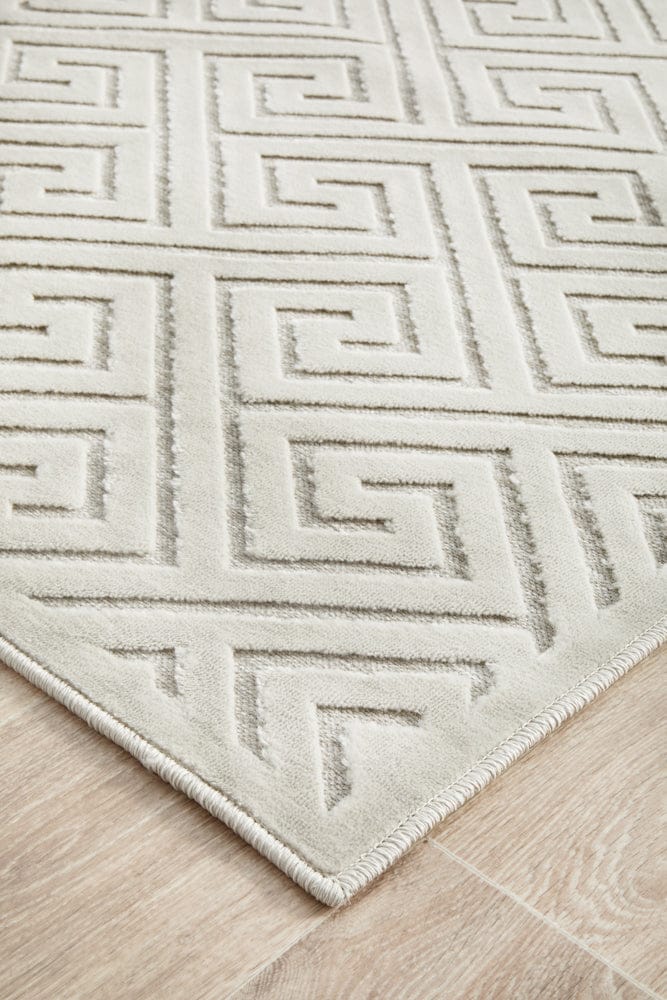 RUG CULTURE Rugs York Alice Natural White Runner Rug