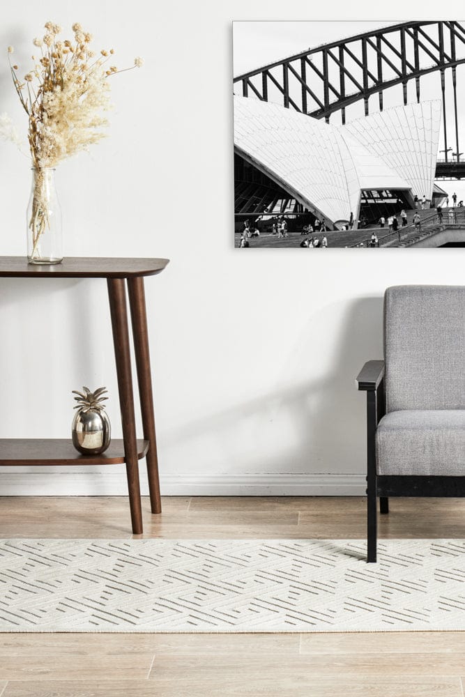RUG CULTURE Rugs York Alice Natural White Runner Rug