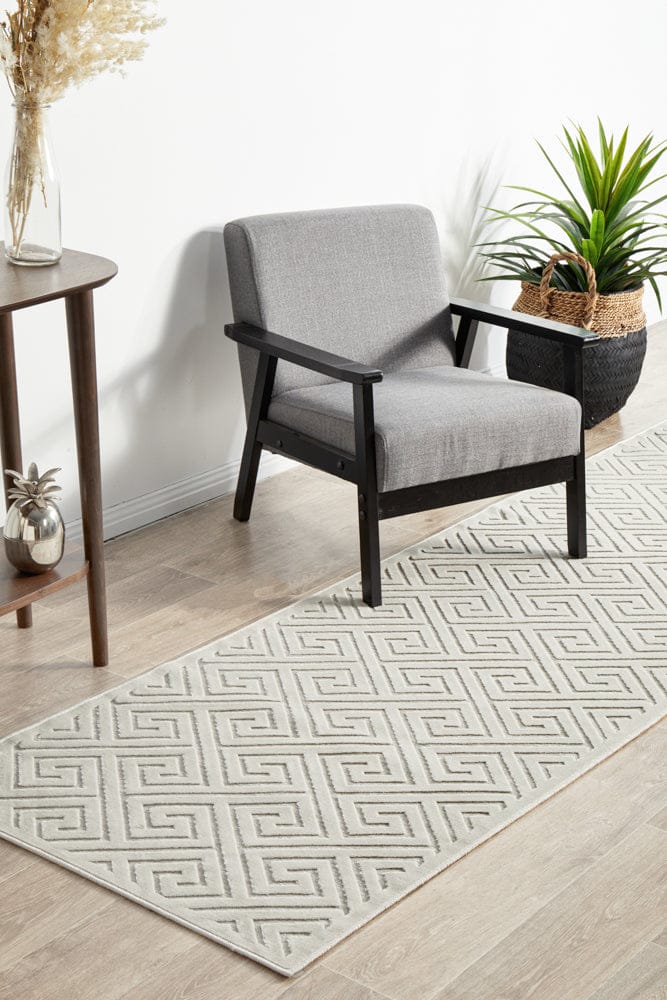 RUG CULTURE Rugs York Alice Natural White Runner Rug