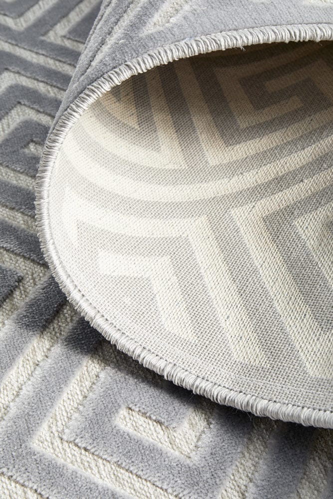 RUG CULTURE Rugs York Alice Silver Runner Rug
