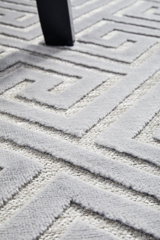 RUG CULTURE Rugs York Alice Silver Runner Rug