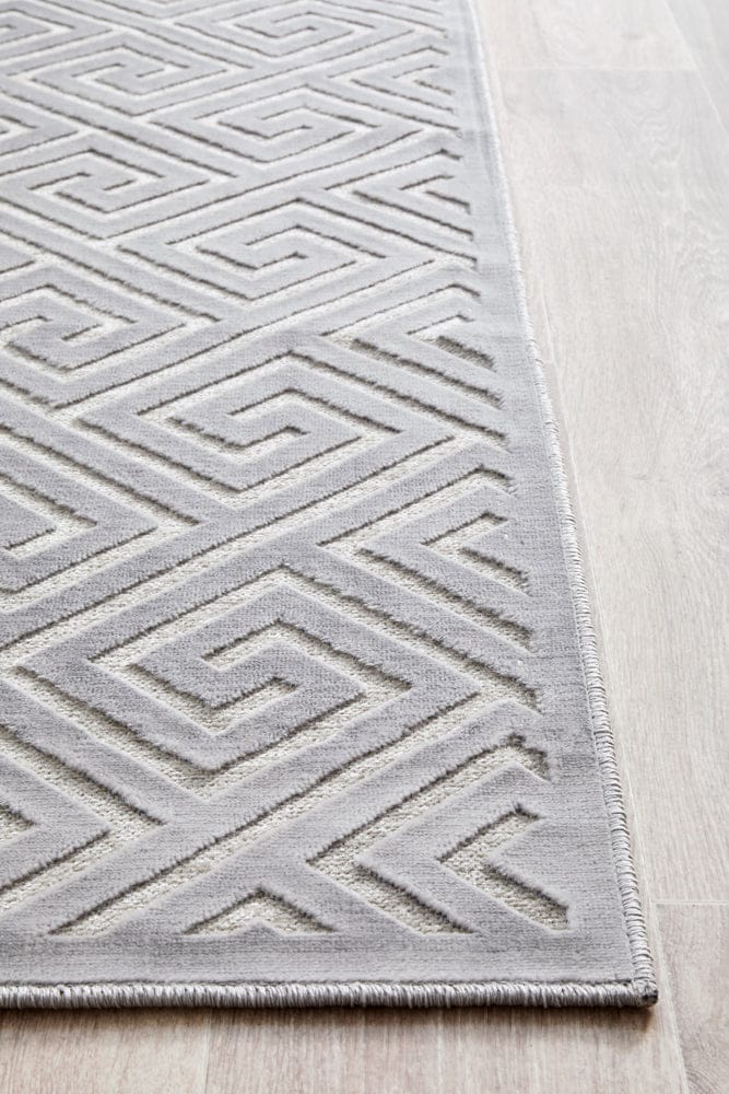 RUG CULTURE Rugs York Alice Silver Runner Rug