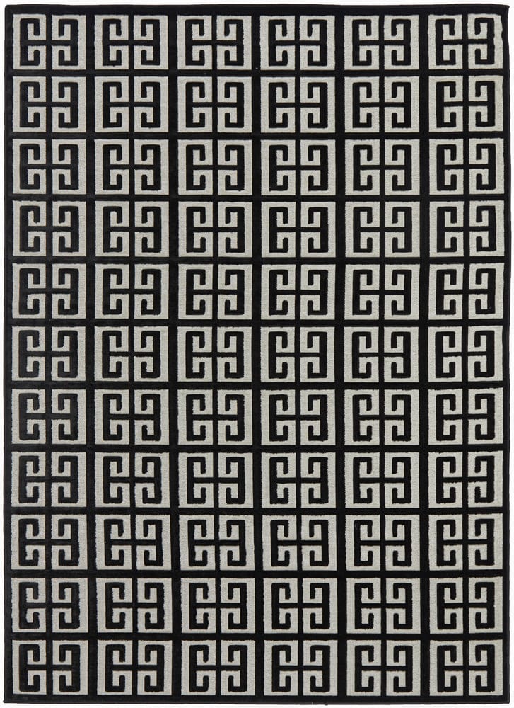 RUG CULTURE Rugs York Brenda Black & Gold Rug