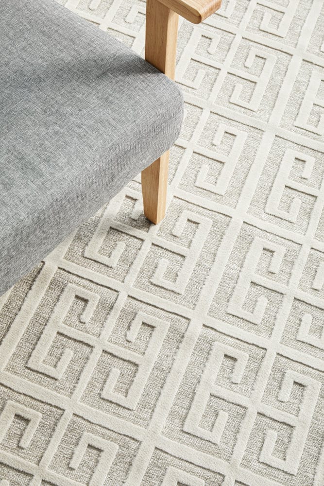 RUG CULTURE Rugs York Brenda Natural White Runner Rug