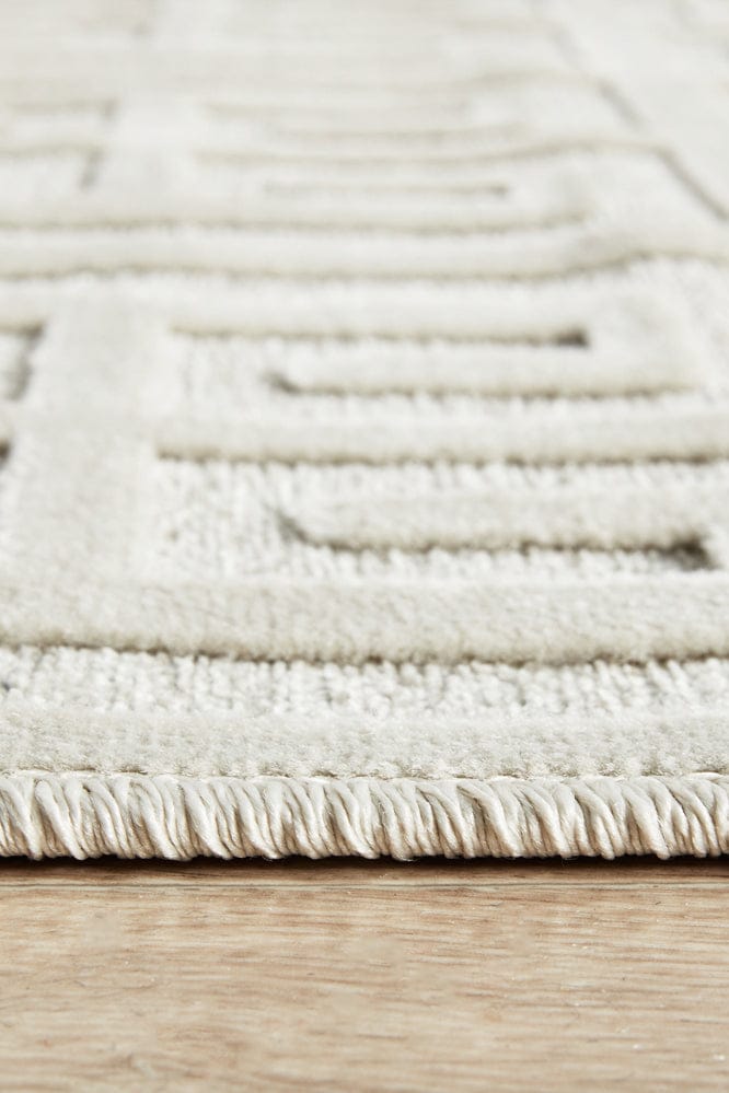 RUG CULTURE Rugs York Brenda Natural White Runner Rug