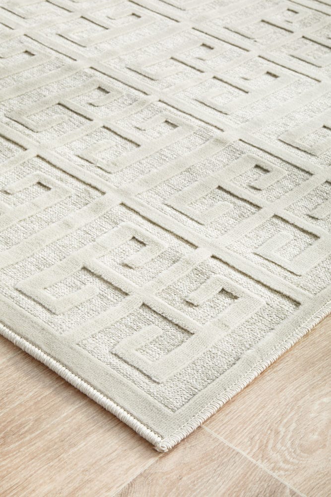 RUG CULTURE Rugs York Brenda Natural White Runner Rug