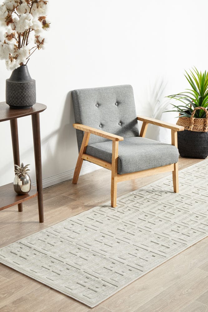 RUG CULTURE Rugs York Brenda Natural White Runner Rug