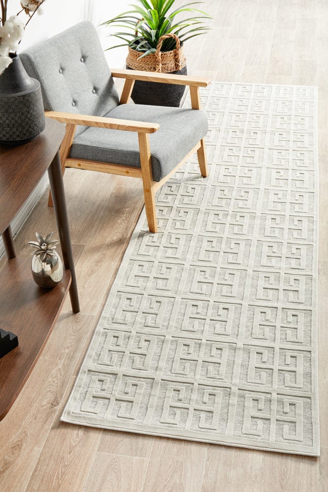 RUG CULTURE Rugs York Brenda Natural White Runner Rug