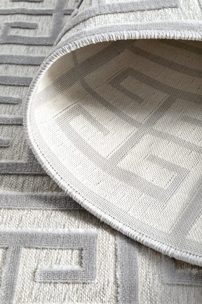 RUG CULTURE Rugs York Brenda Silver Runner Rug