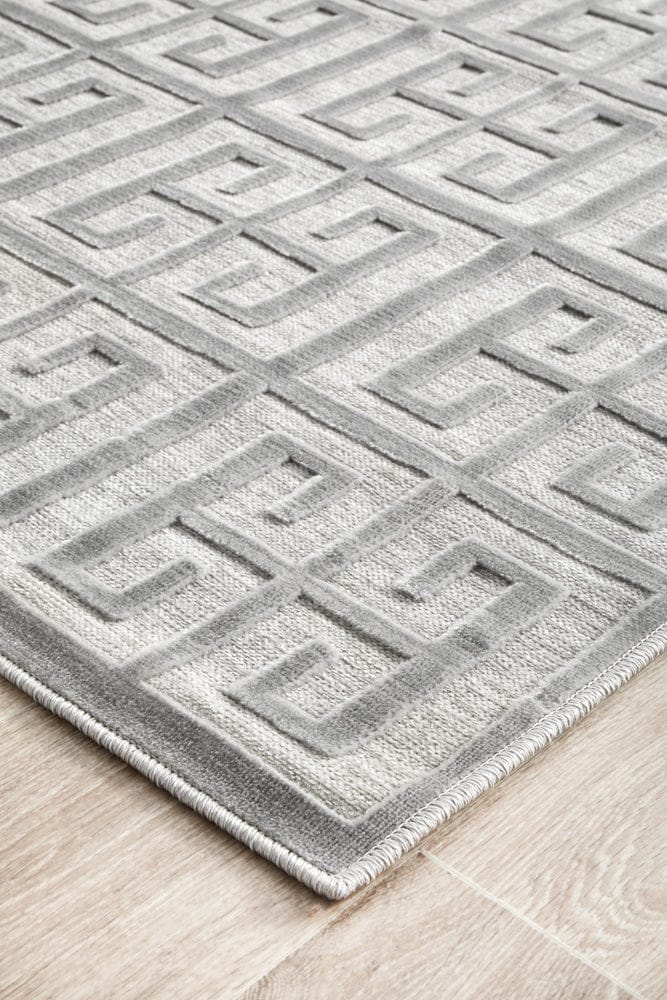 RUG CULTURE Rugs York Brenda Silver Runner Rug