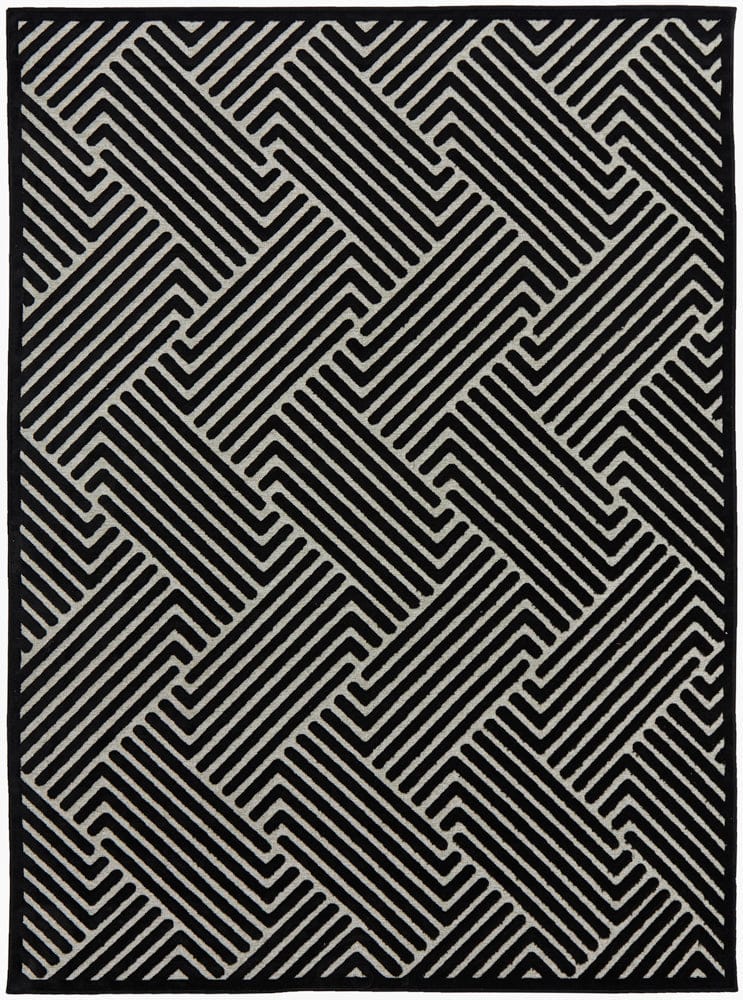 RUG CULTURE Rugs York Cindy Black & Gold Rug