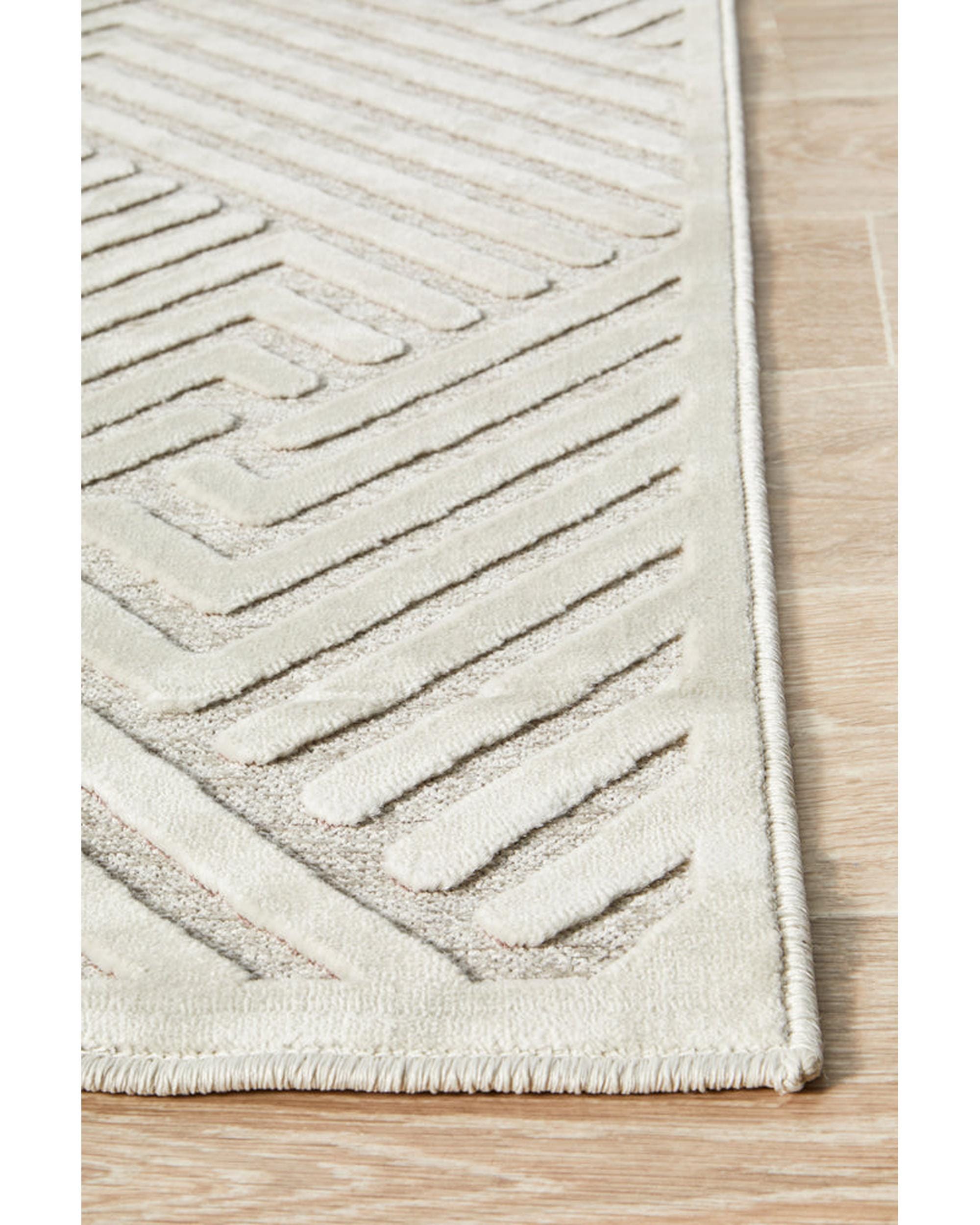 RUG CULTURE Rugs York Cindy Natural White Rug